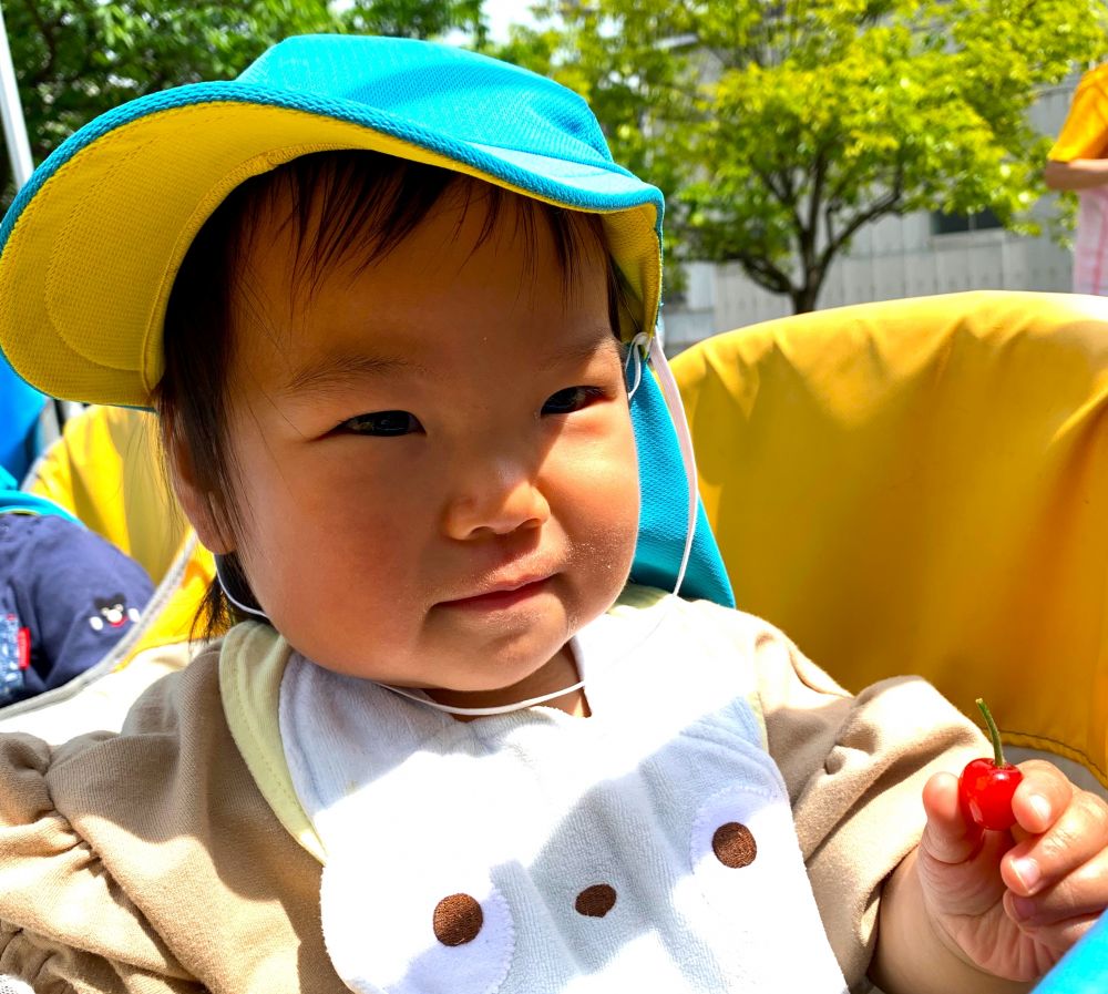 5月10日
　赤くなってる🍒✨