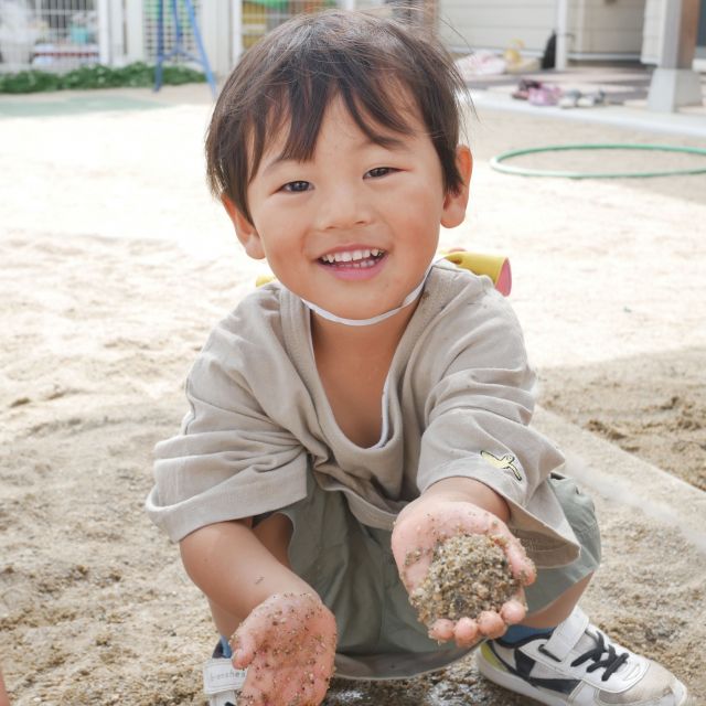 ＊　３歳児   　自慢のどろだんご②　＊