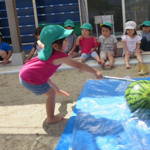 ＊　２歳児　すいか②　＊