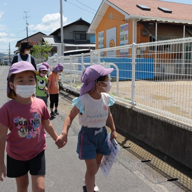 ＊　5歳児　お泊り保育に向けて　～ハローズ買い出し編～　チーム【ぷりんかーず】　＊