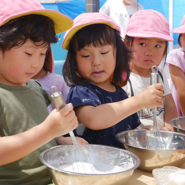 ＊　３歳児　泡遊び　＊