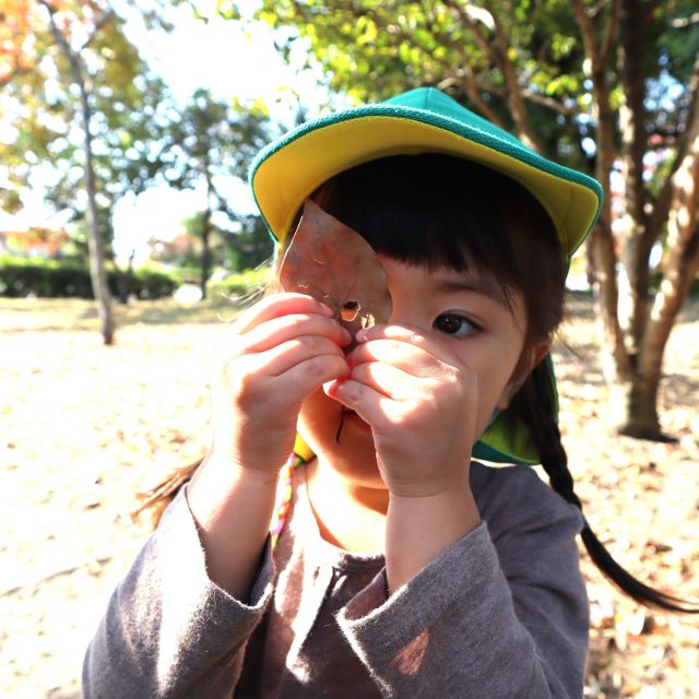 ＊　２歳児   　秋のおさんぽ②　＊