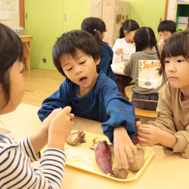 ＊　5歳児　秋の味覚　①　＊