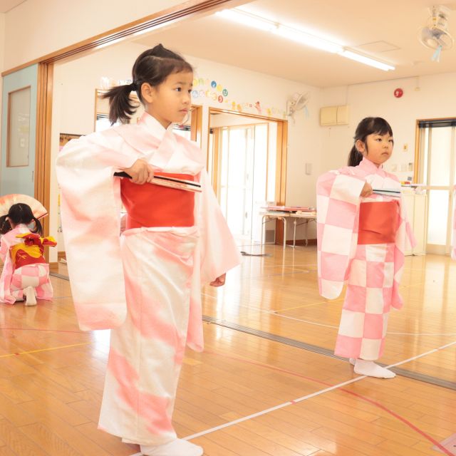 ＊　5歳児　日本舞踊　＊
