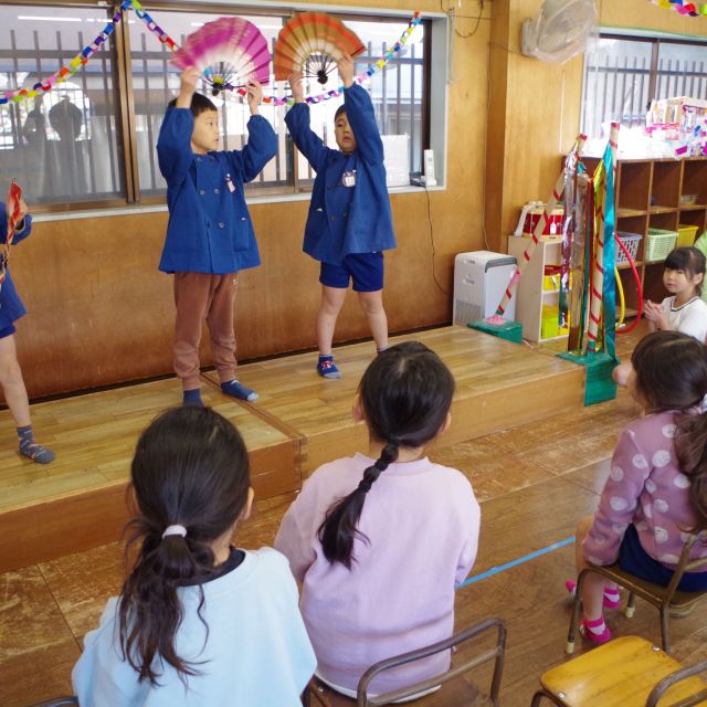 発表会に向けて～日本舞踊②～＊５歳児＊