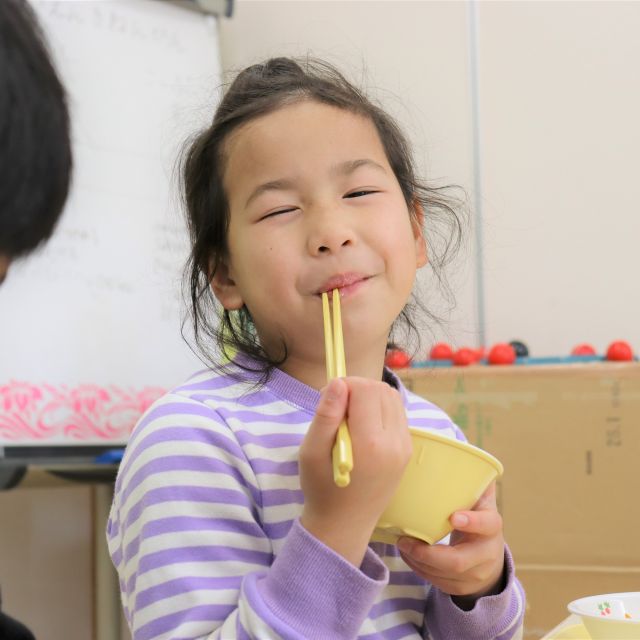 ＊　5歳児　給食　＊