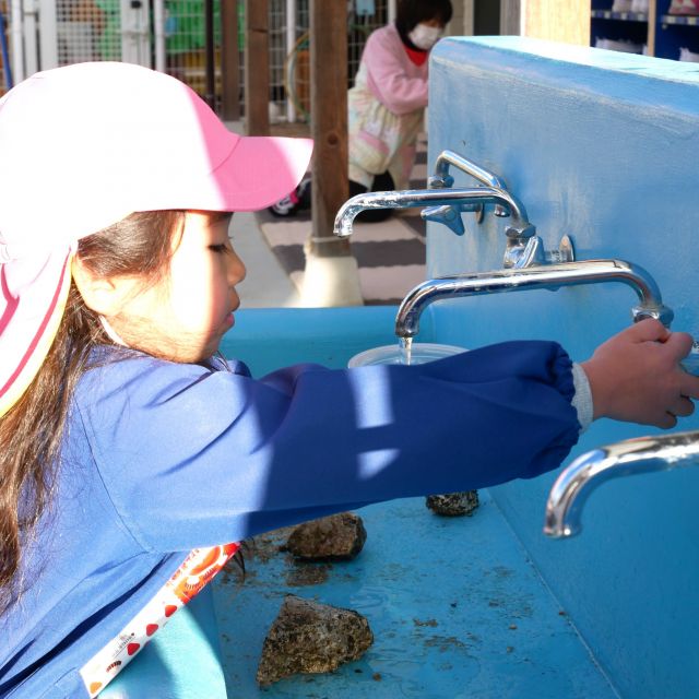 ＊　3歳児　氷ができた①　＊