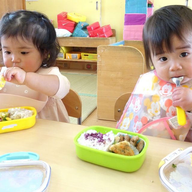 ＊　１歳児　お弁当の日②　＊