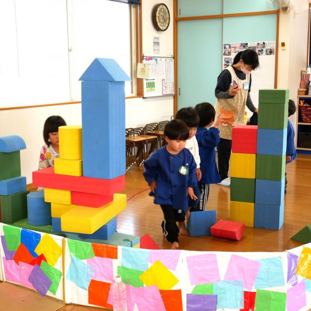 ＊　３歳児　　お祭りごっこ　＊