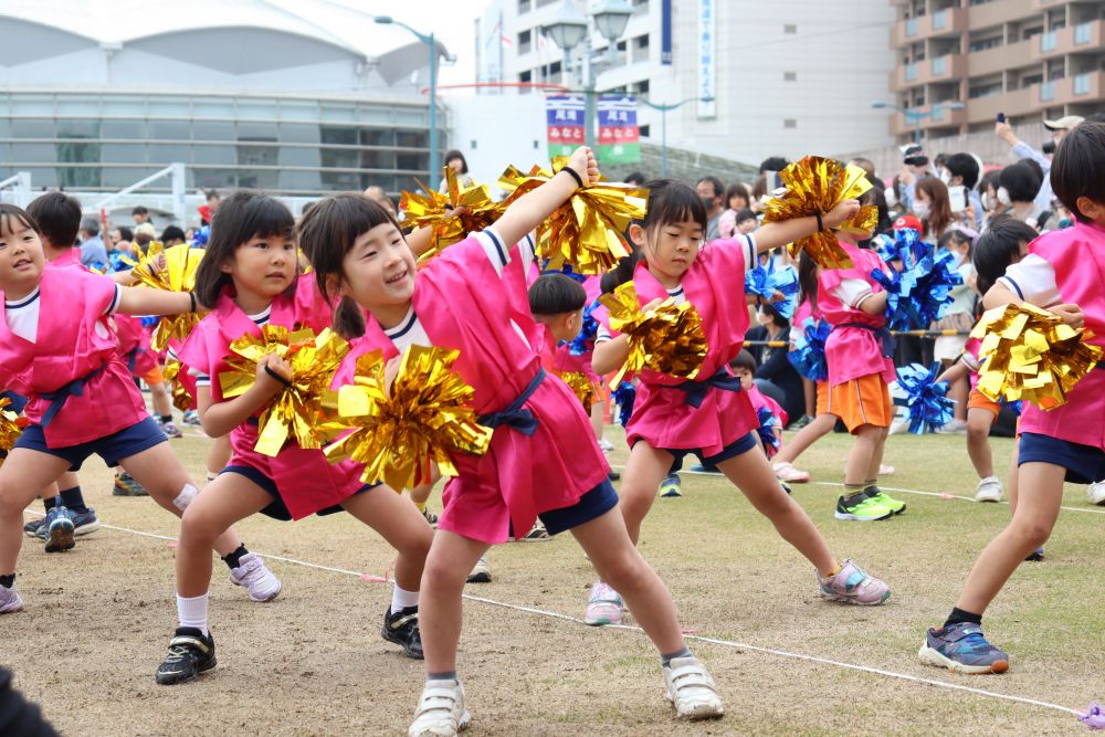 日々の保育とは少し違う、ハレの舞台
伸び伸びと踊る子ども達
終わった後、達成感に満ちた子ども達の表情は素晴らしかったです