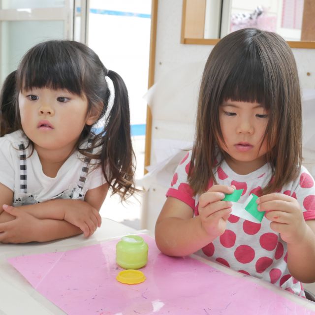 ＊　３歳児　　七夕飾り　＊