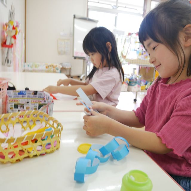 ＊　5歳児  　七夕飾り　＊