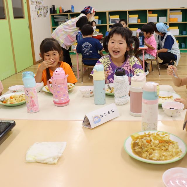 ＊　５歳児　お泊り保育【夕ご飯】　＊