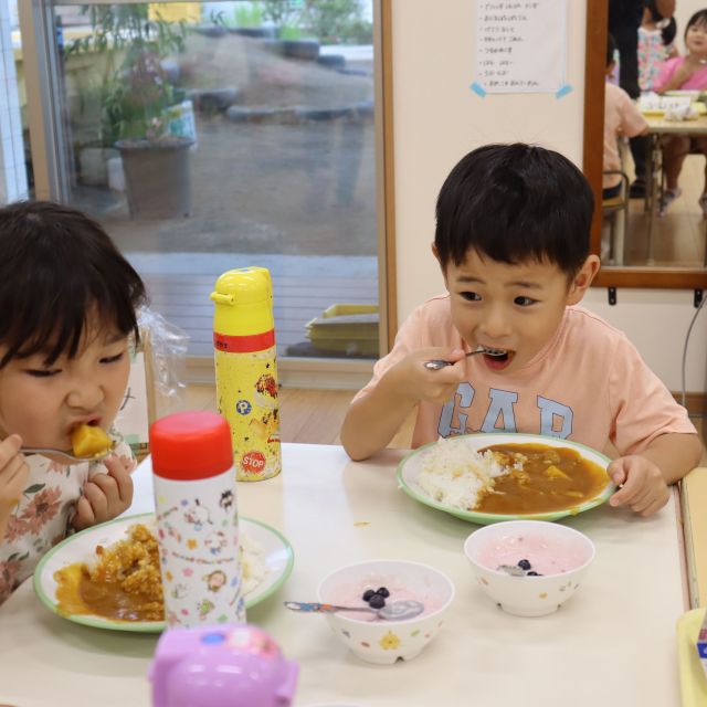 ＊　５歳児　お泊り保育【夕ご飯】　＊