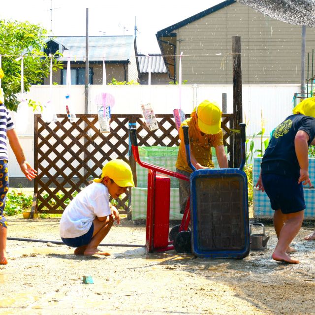 ＊　5歳児　水遊び①　＊