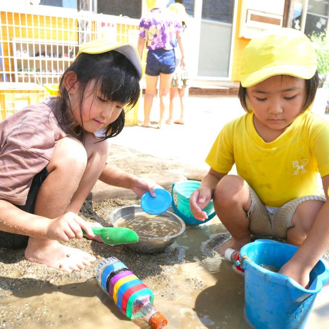 ＊　５歳児　水遊び②　＊