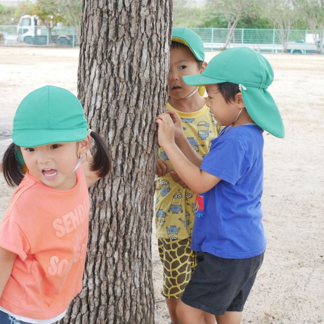 ＊　３歳児　かくれんぼ　＊