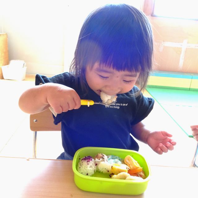 ＊　１歳児　お弁当の日　＊