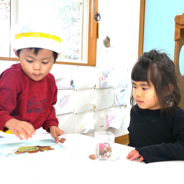 ＊　３歳児　お店屋さんごっこ　＊