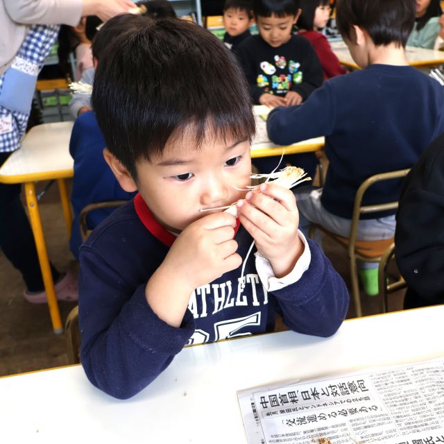 ＊　食育の日　（門田認定こども園）　＊