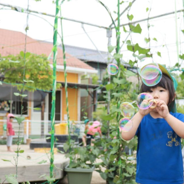 ＊　4歳児　シャボン玉　＊