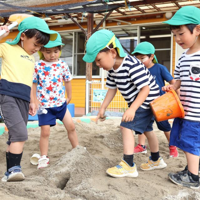 ＊　4歳児　砂泥水！　＊