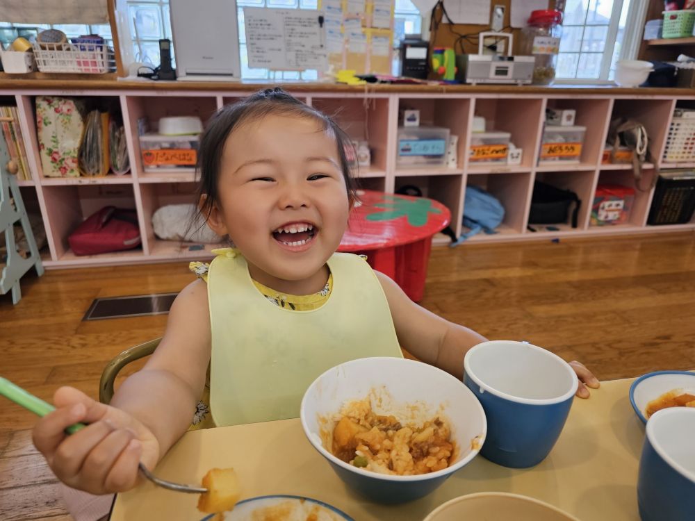 給食の時間🍚

この笑顔😊

これからたくさん遊んぼうね！！