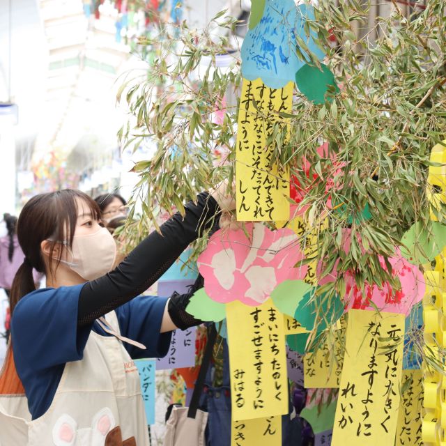 ＊　尾道商店街【七夕飾り】　＊
