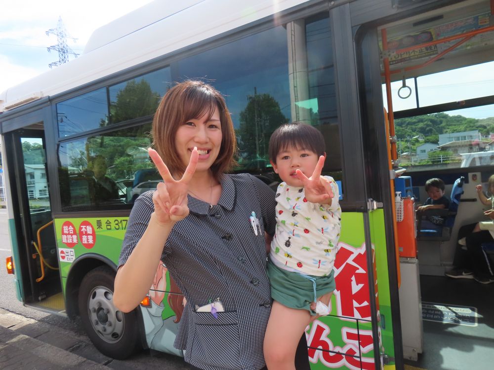 次の目的地はベイタウン✨
お母さんの会社に、ちょっと寄り道♪
お仕事中出迎えてくれて、ありがとう💗