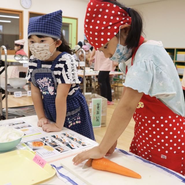 ＊　５歳児　園に泊まろう！　【夜ご飯作り】プリキュアチーム②　＊