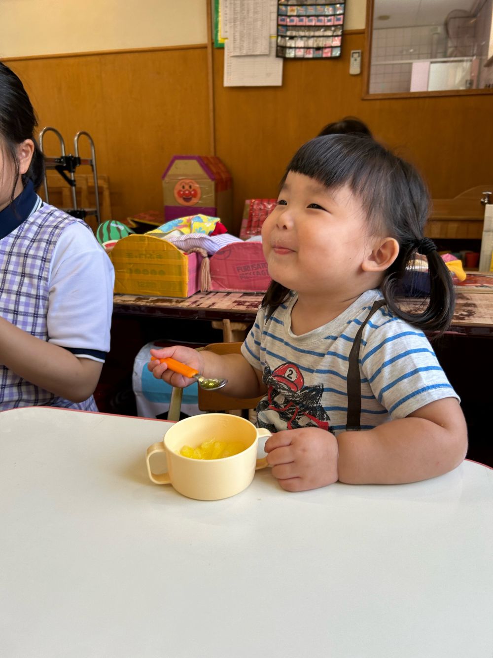 冷たーい！！✨

「おいし😊」