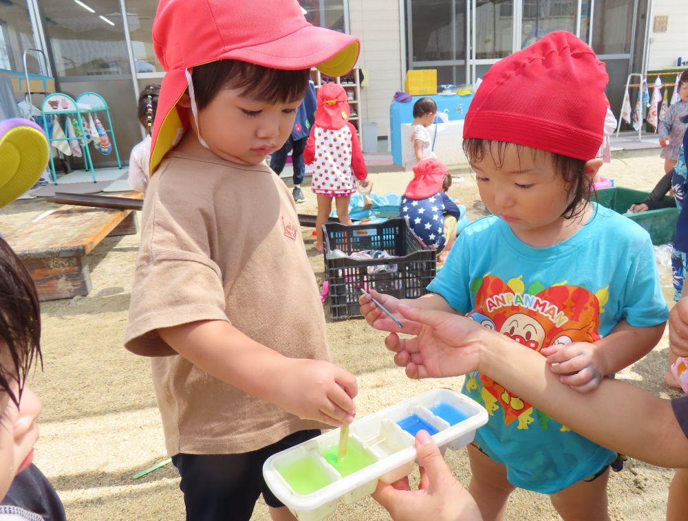 水に浸けると・・・なくなっちゃった👀！！