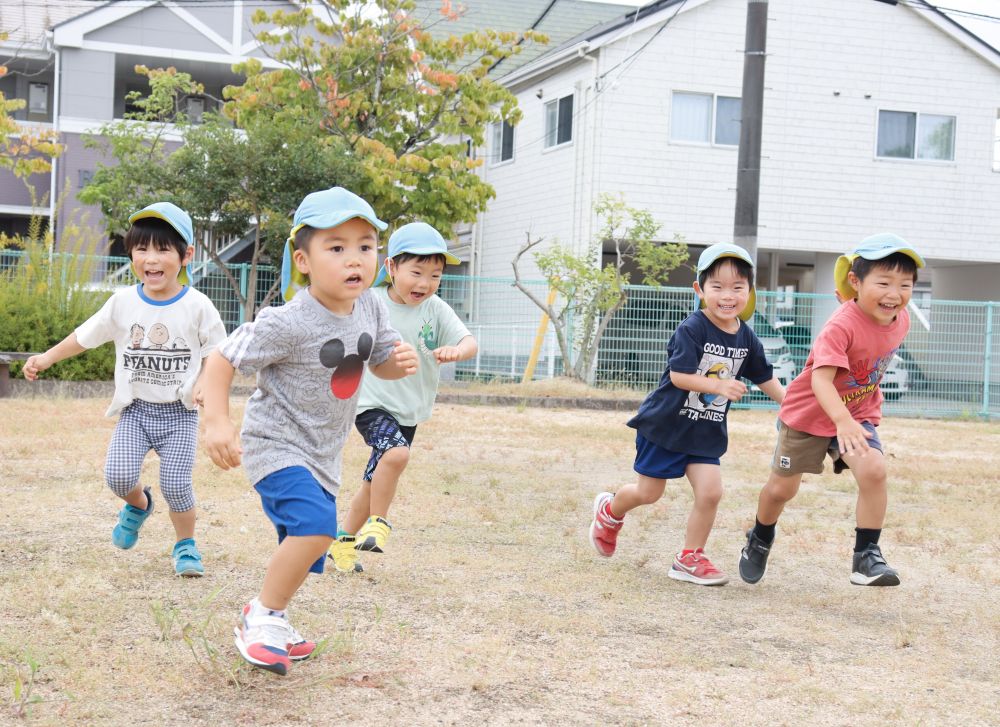 リス組さんになると・・・
“勝ちたい”　“１番がいい”
少し競争心が出てくるのかな？
