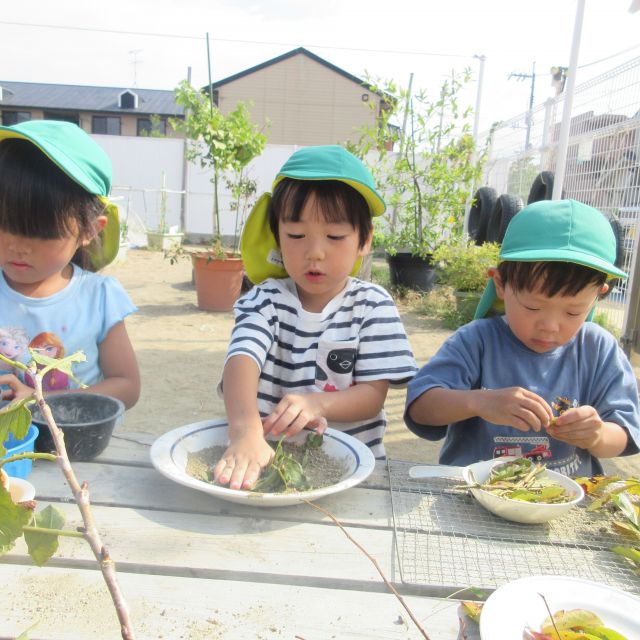 ＊　4歳児　ごちそう作り②　＊