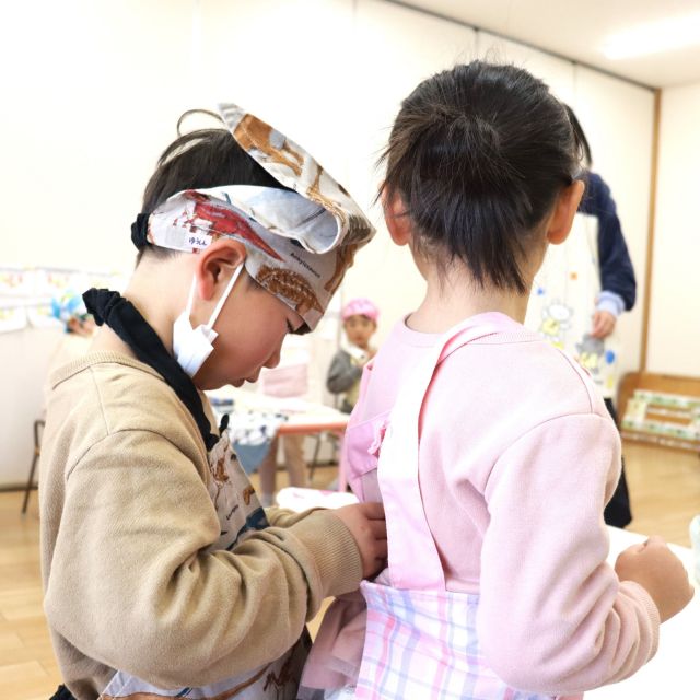 ＊　４歳児　クッキング①　＊