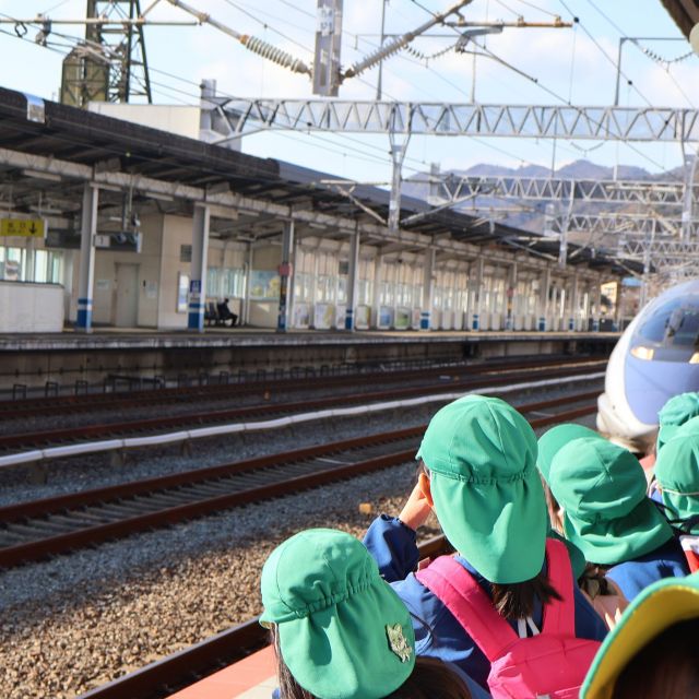 新尾道駅へ　＊4歳児＊