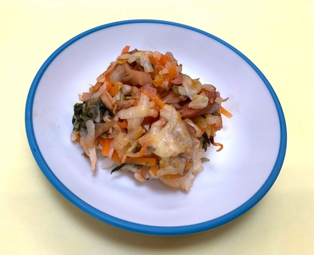 冬野菜のライスピザ