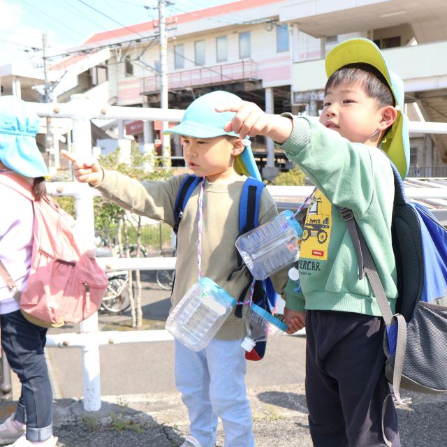 ＊　4歳児　春を感じて　＊