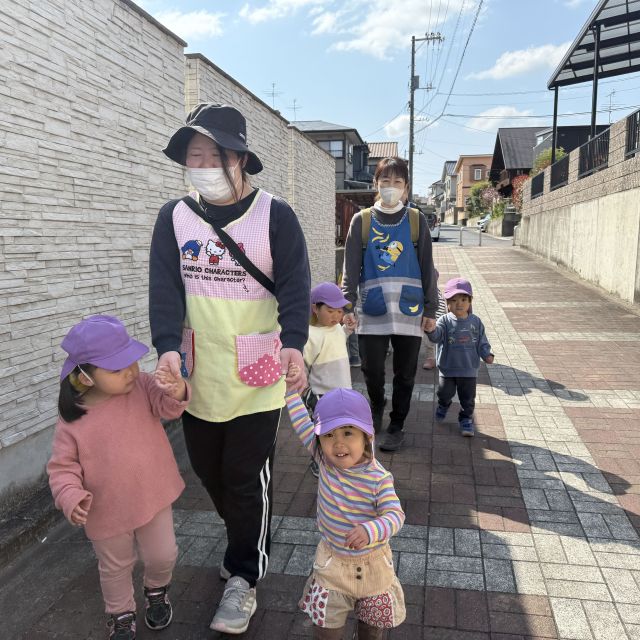 🌸お花見したよ🌸  　～2歳児  クマ組～