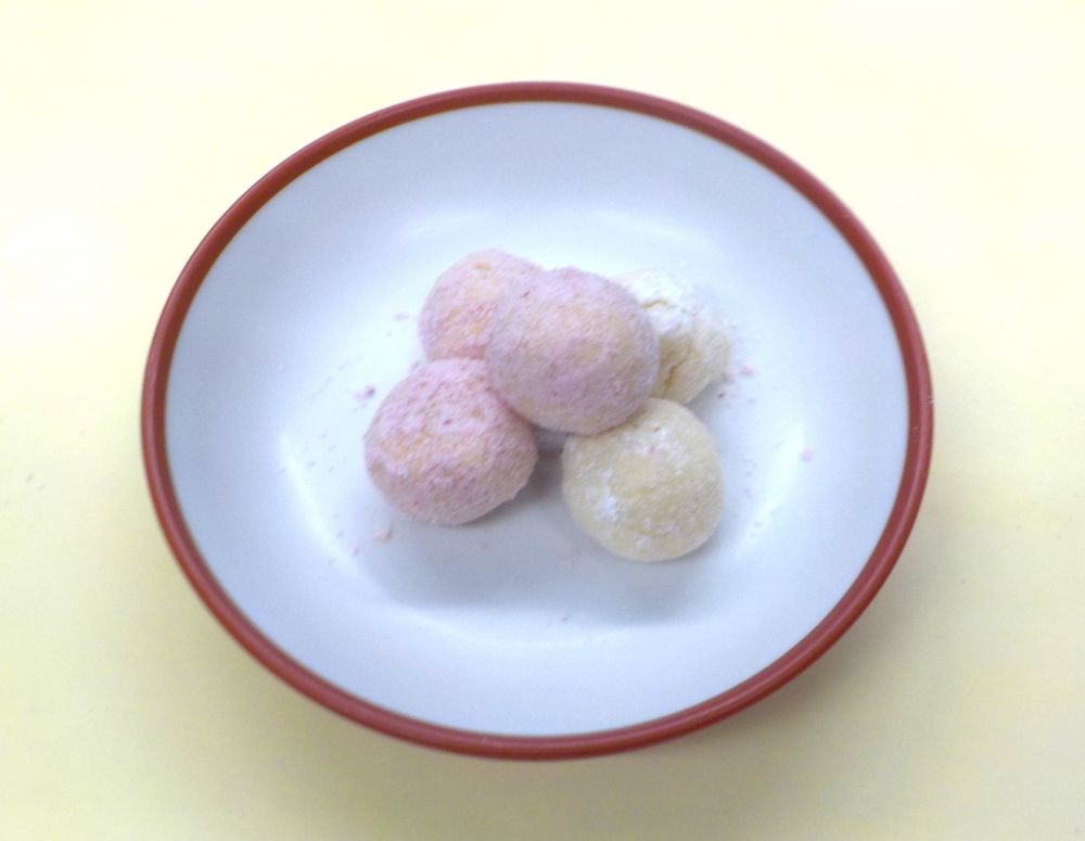紅白スノーボールクッキー
*以上児分量