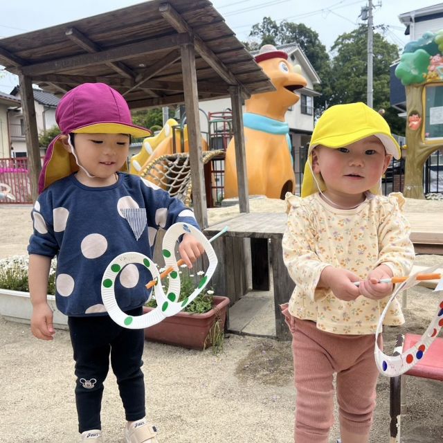 かざぐるま遊び　＊1・2歳児＊