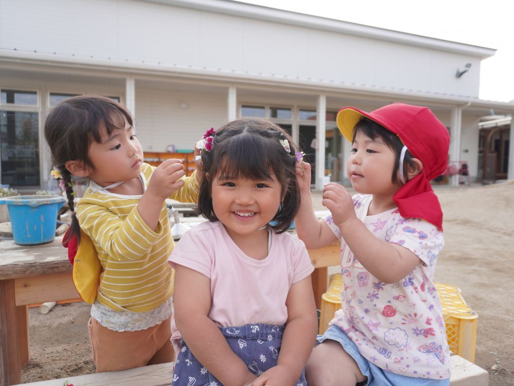 やってもらって… やってみて…
気付けばリス組だけで楽しんでる♡