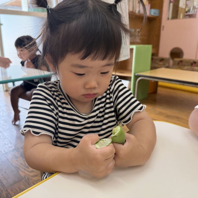 食育の日 　～2歳児 　クマ組～