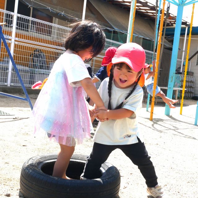 ＊　２・３歳児　一緒に　＊