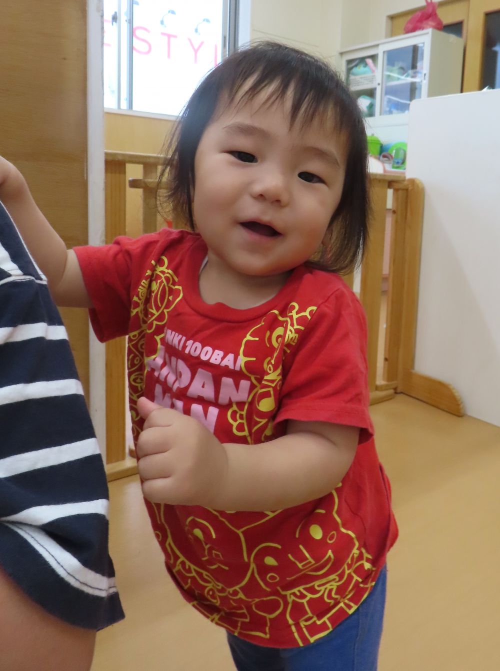 ウサギ組に
新しいお友だちがはいりました♪
