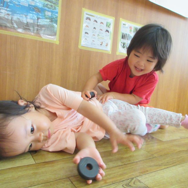 ＊　２歳児　雨の日でも　＊
