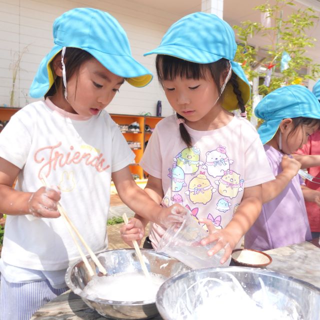 ＊　4・5歳児　泡遊び②　＊