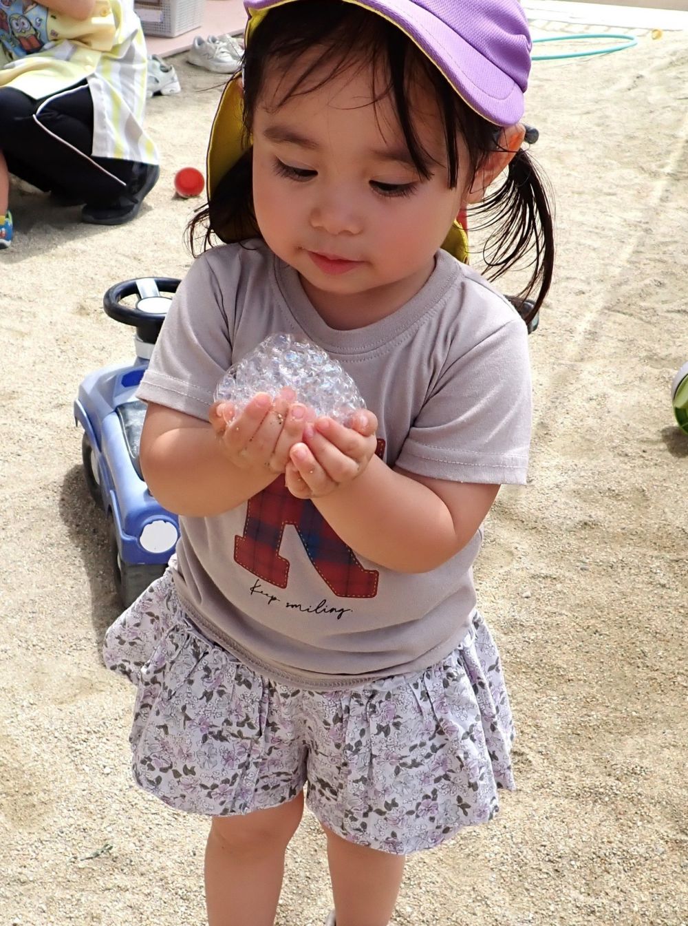 シャボン玉の泡、いっぱい💕