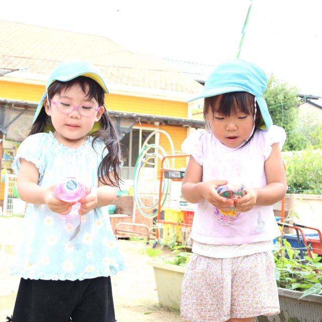 ＊　4歳児　水遊びって楽しい！！②　＊
