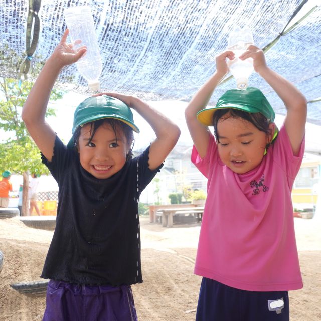 ＊　5歳児　水遊び①　＊